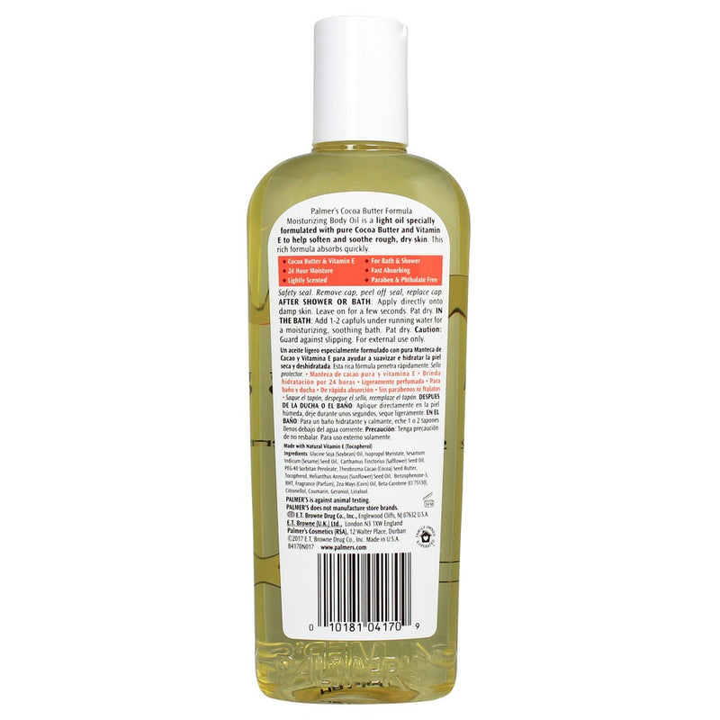 Palmers Cocoa Butter Formula Moisturizing Body Oil Cocoa & Shea - 8.5 fl oz