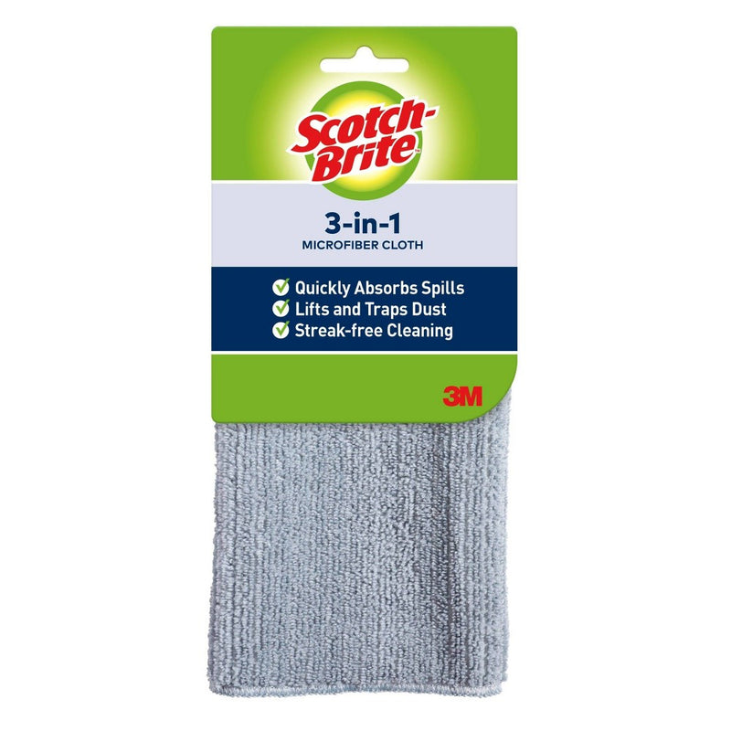 Scotch-Brite 3-in-1 Microfiber Cleaning Cloth