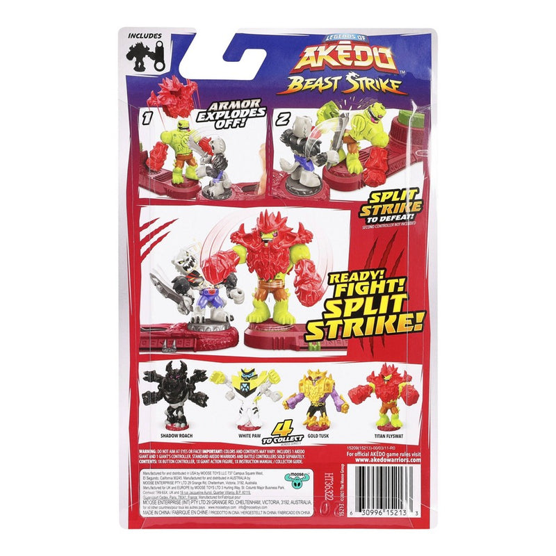 Legends of Akedo Beast Strike Battle Giants Titan Flyswat Action Figure