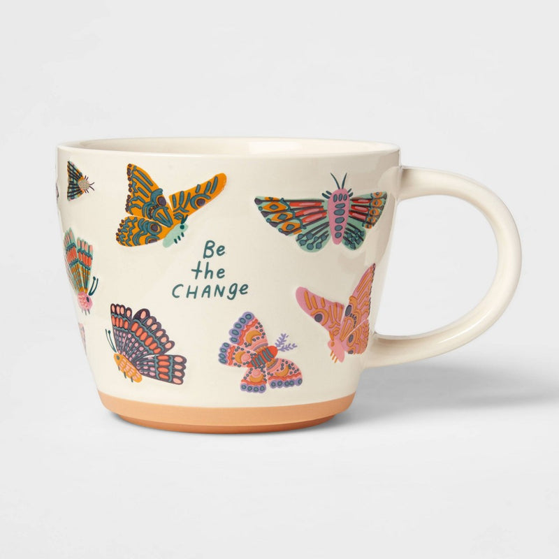 16oz Stoneware Be The Change Mug - Opalhouse (LOCAL PICKUP ONLY)