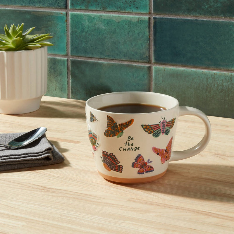 16oz Stoneware Be The Change Mug - Opalhouse (LOCAL PICKUP ONLY)
