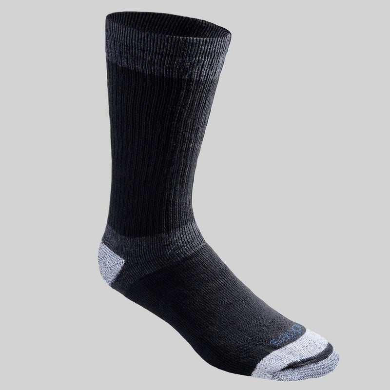 Dickies Men's Dri-Tech Max Cushion Crew Socks - Black 6-12