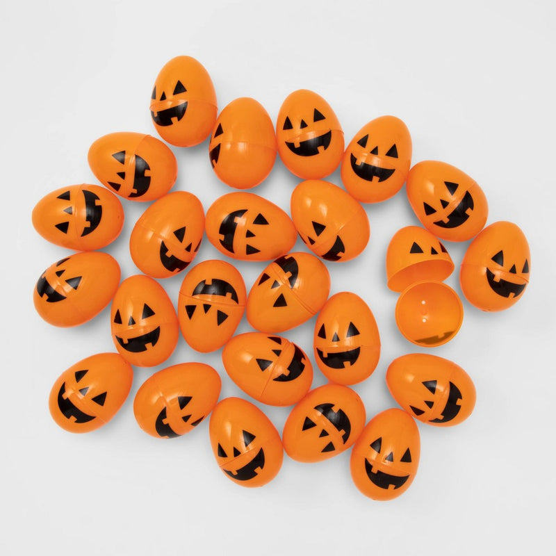 24ct Orange Printed Scavenger Hunt Halloween Fillable Eggs - Hyde & EEK! Boutique