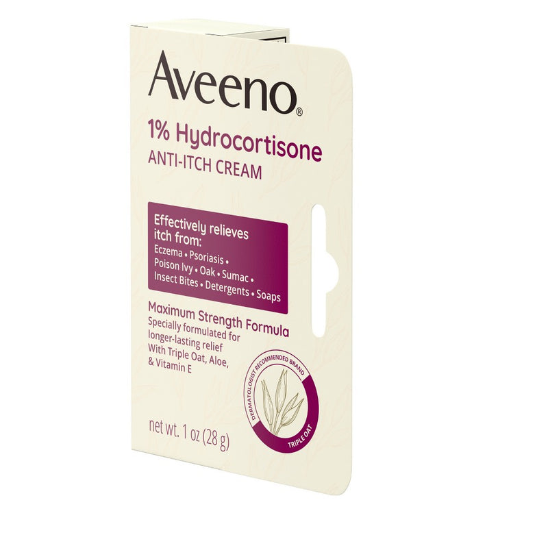 Aveeno Active Naturals Anti-itch Cream - 1oz EXP: 01/2027