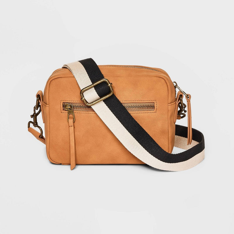 Camera Crossbody Bag with Strap - Universal Thread Cognac (LOCAL PICKUP ONLY)