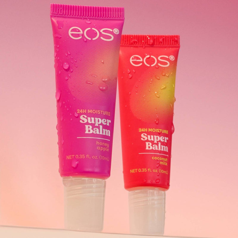 eos 24H Moisture Super Lip Balm - Coconut Milk & Honey Apple - 0.35 fl oz/2pk