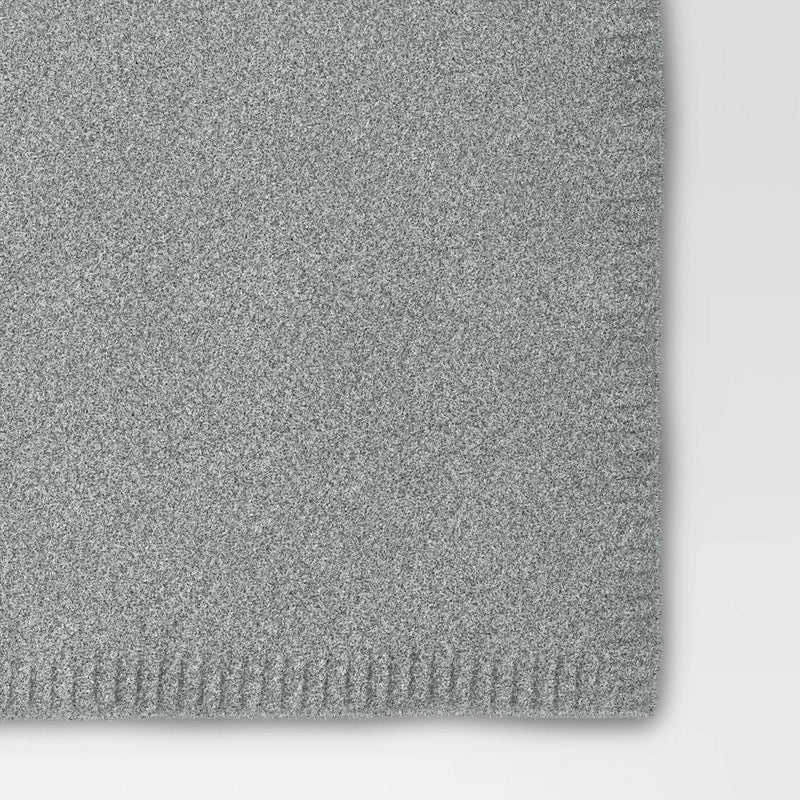 Cozy Knit Throw Blanket Light Green - Threshold