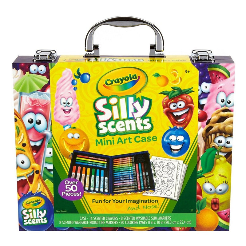 Crayola 53pc Silly Scents Mini Art Case