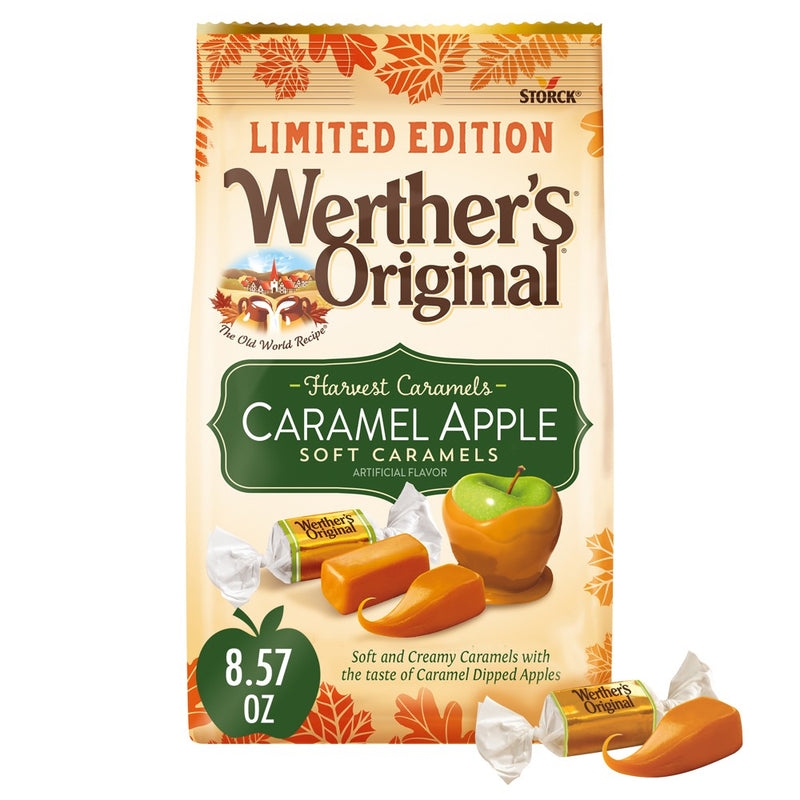 Werther's Original Halloween Harvest Caramel Apple Soft Caramels - 8.57oz