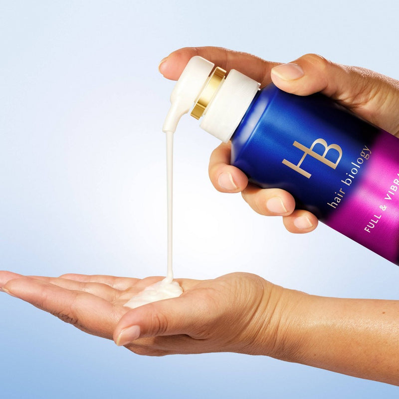 Hair Biology Biotin Volumizing Shampoo for Flat and Fine Hair Fights Breakage and Replenishes Nutrients - 12.8 fl oz