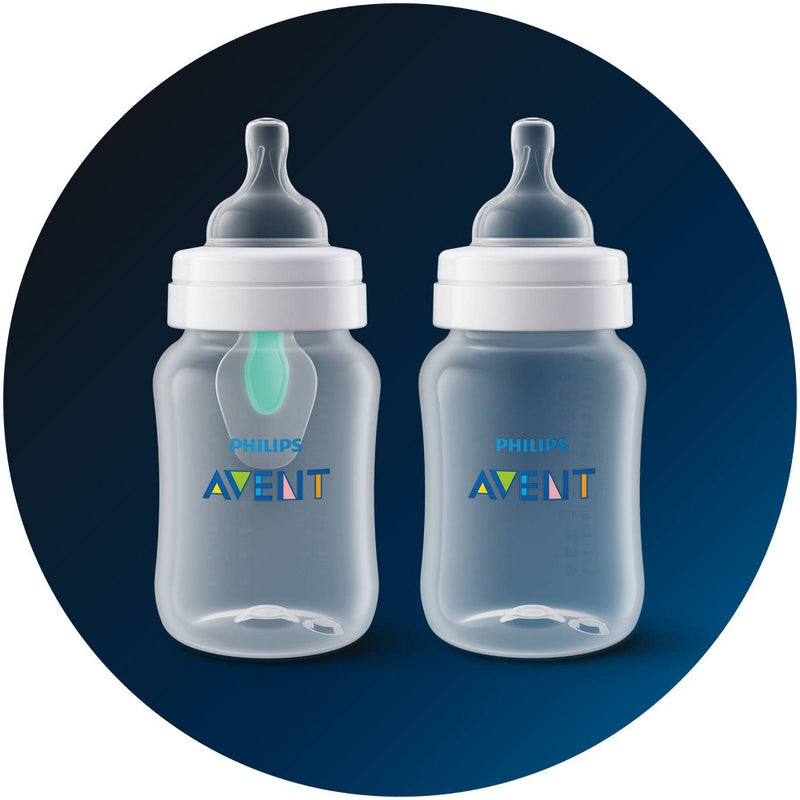 Philips Avent 3pk Anti-Colic Baby Bottle with AirFree Vent - Clear - 4oz
