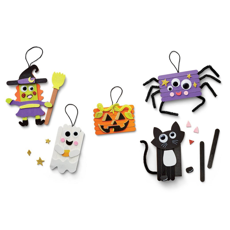 Halloween Craft Stick Character Kit - Mondo Llama