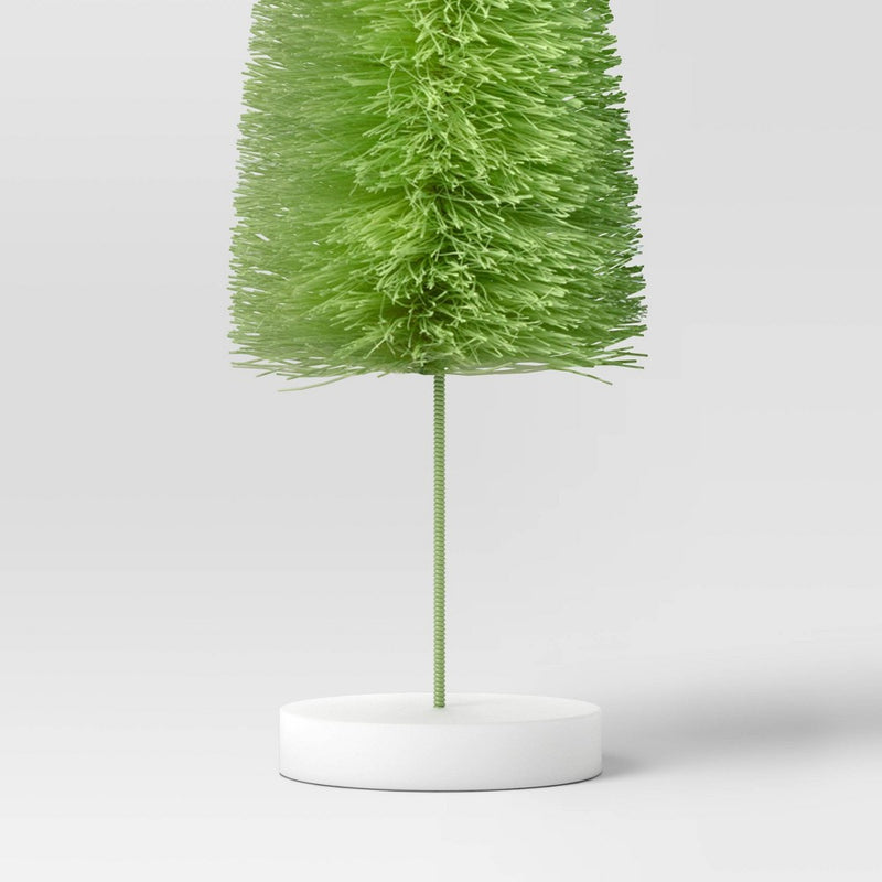 6pc Sisal Christmas Bottle Brush Tree Set - Wondershop Assorted Green