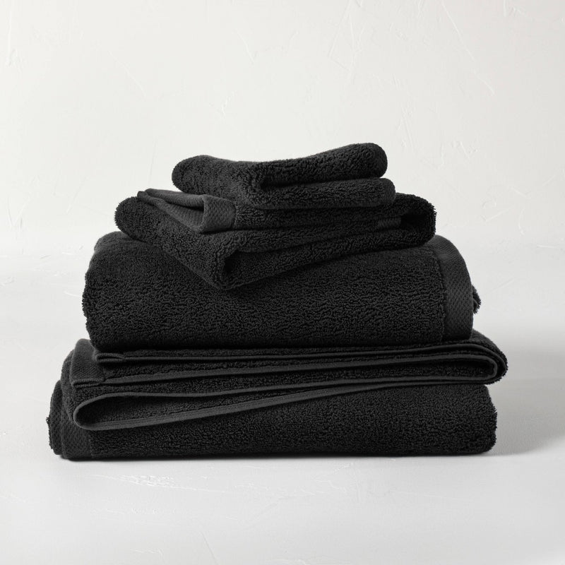Organic Bath Sheet Black - Casaluna