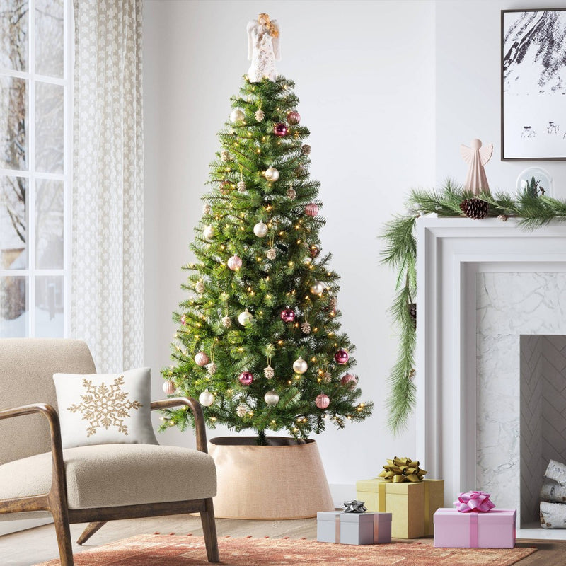 6.5' Pre-lit Alberta Spruce Artificial Christmas Tree Clear Lights - Wondershop3 (LOCAL PICKUP ONLY)