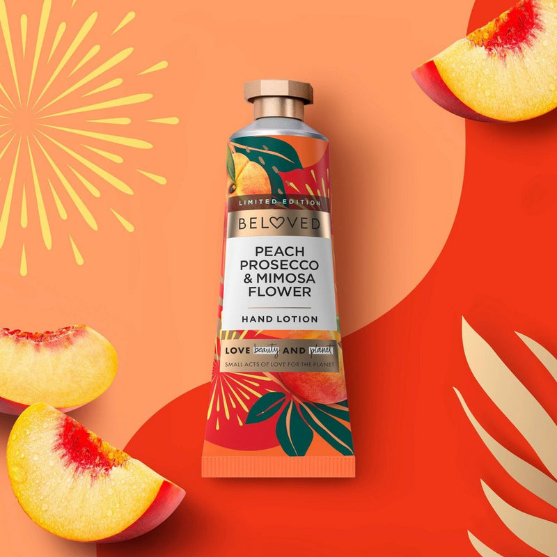 Beloved Hand Lotion - Peach Prosecco & Mimosa Flower - 1oz
