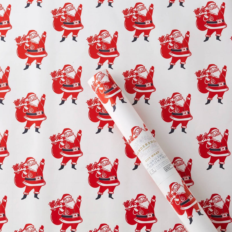 25 sq ft Santa Gift Wrap - Wondershop (LOCAL PICKUP ONLY)