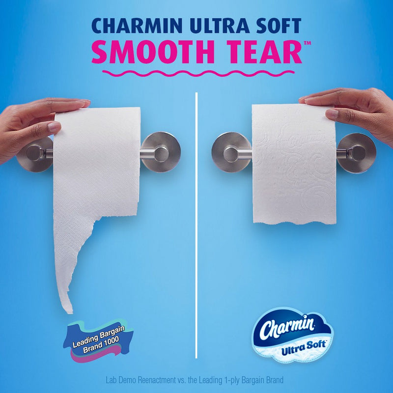 Charmin Ultra Soft Toilet Paper - 8 Super Mega Rolls