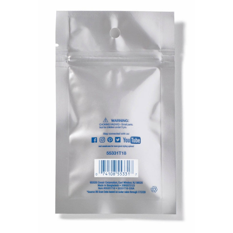 Conair Invisible Black Edge Hairnet - 3ct