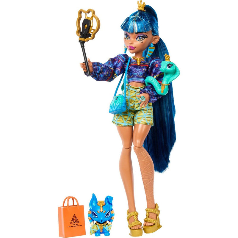 Monster High Faboolous Pets Cleo De Nile Fashion Doll and Two Pets