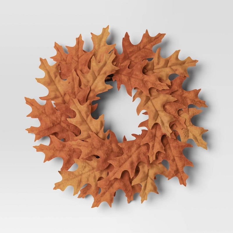 Mini Oak Leaf Wreath - Threshold