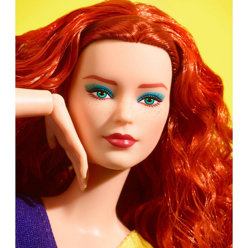 Barbie Looks Doll with Red Hair and Red Skirt