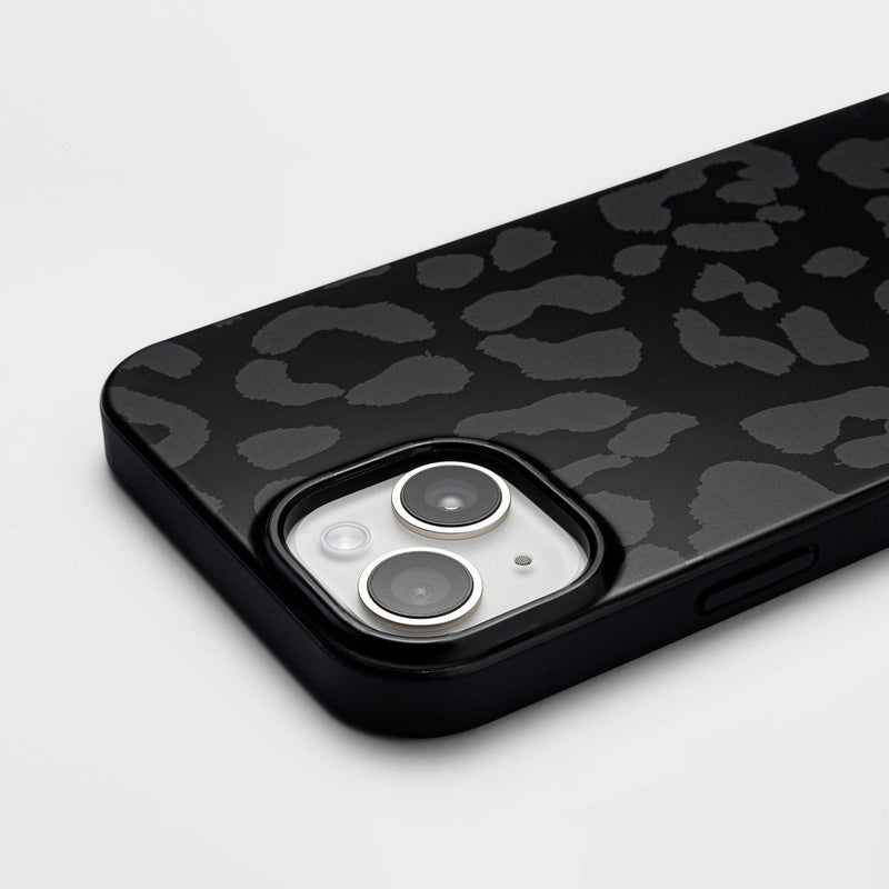 Apple iPhone 14 Plus Case with MagSafe - heyday Black Leopard Print