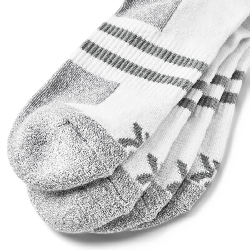 Men's Training 8pk Ankle Socks - All in Motion White 6-12