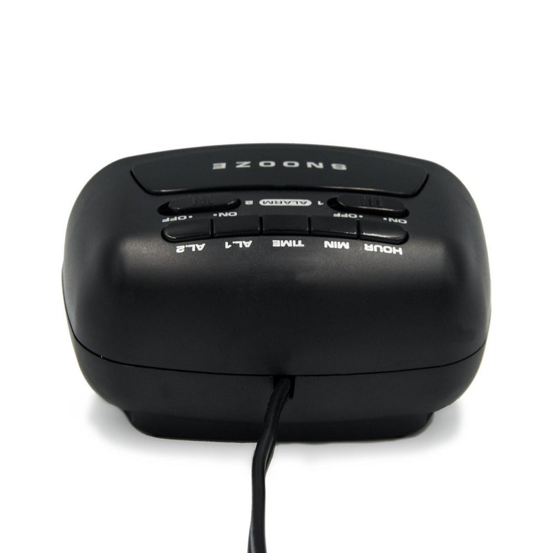 Dual Alarm Clock Black - Westclox