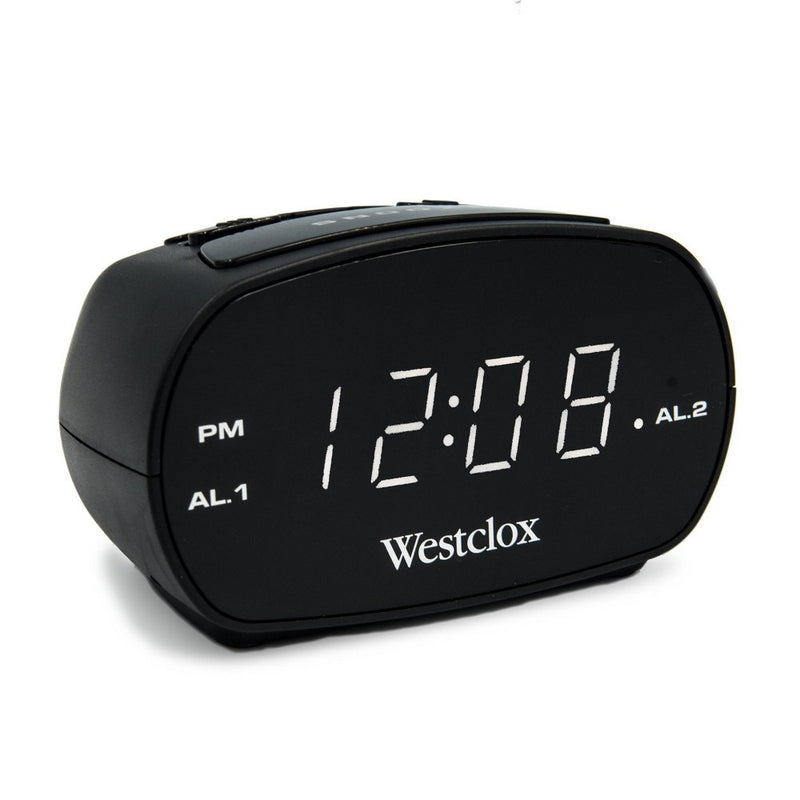 Dual Alarm Clock Black - Westclox