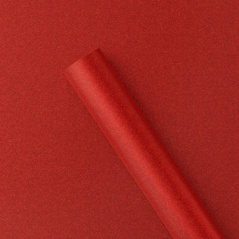 20 sq ft Glittered Christmas Gift Wrap Red - Wondershop (LOCAL PICKUP ONLY)