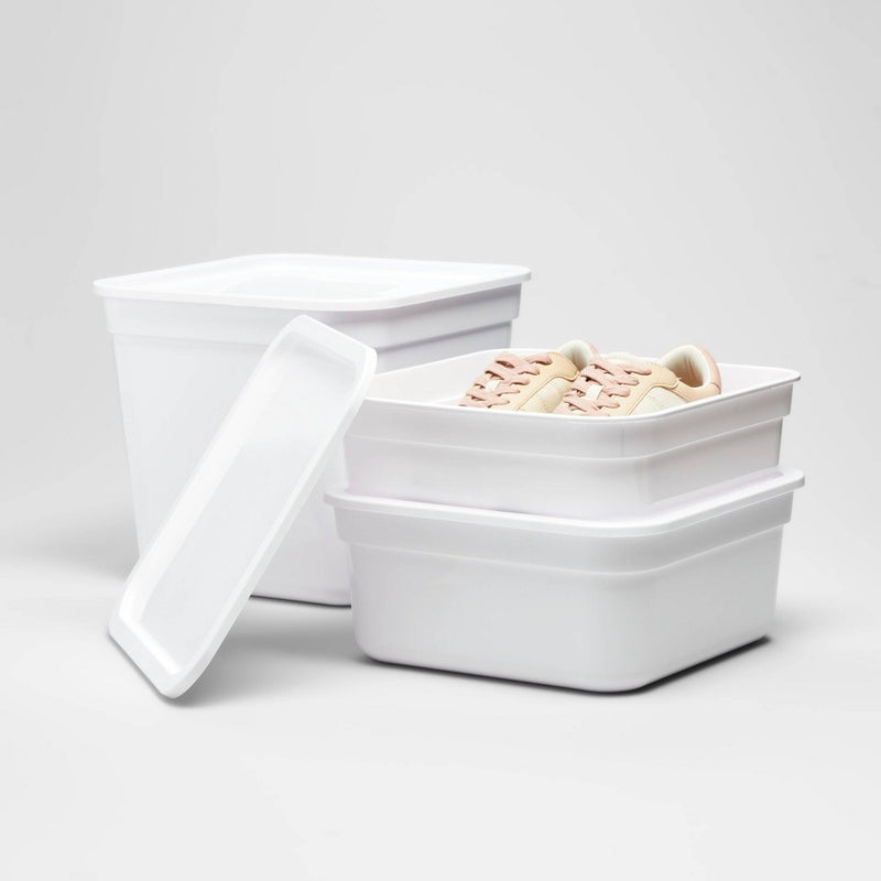 Large Modular Storage Box White Opaque - Brightroom (LOCAL PICKUP ONLY)