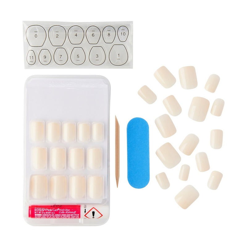 KISS Products Gel Fake Nails - Bookworm - 32ct