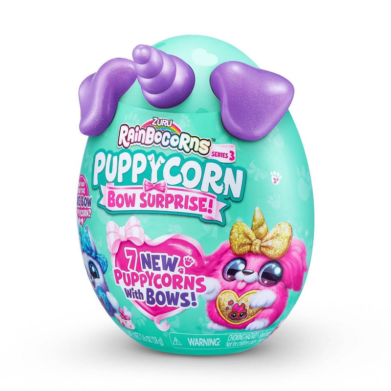 Rainbocorns Puppycorn Bow Surprise Plush Stuffed Animal