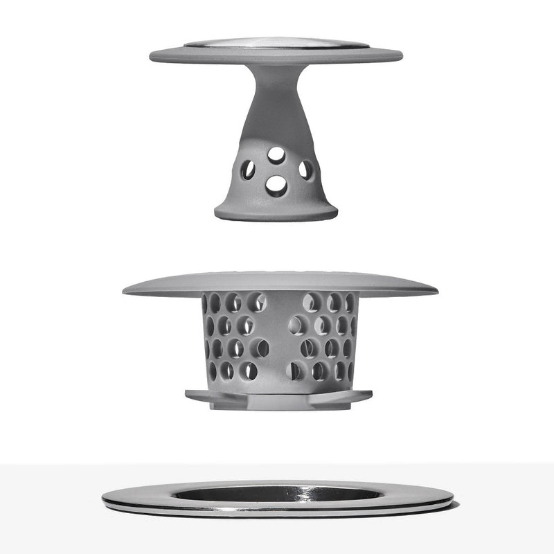 Hair Catch Drain Protector Gray - OXO