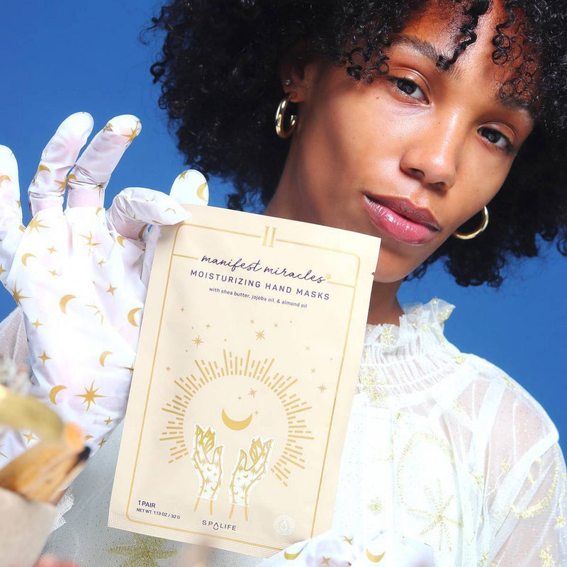 SpaLife Manifest Miracles Moisturizing Hand Masks - 2.26oz/4pc