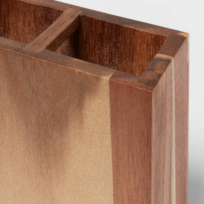 Toothbrush Holder Medium Acacia Natural - Threshold