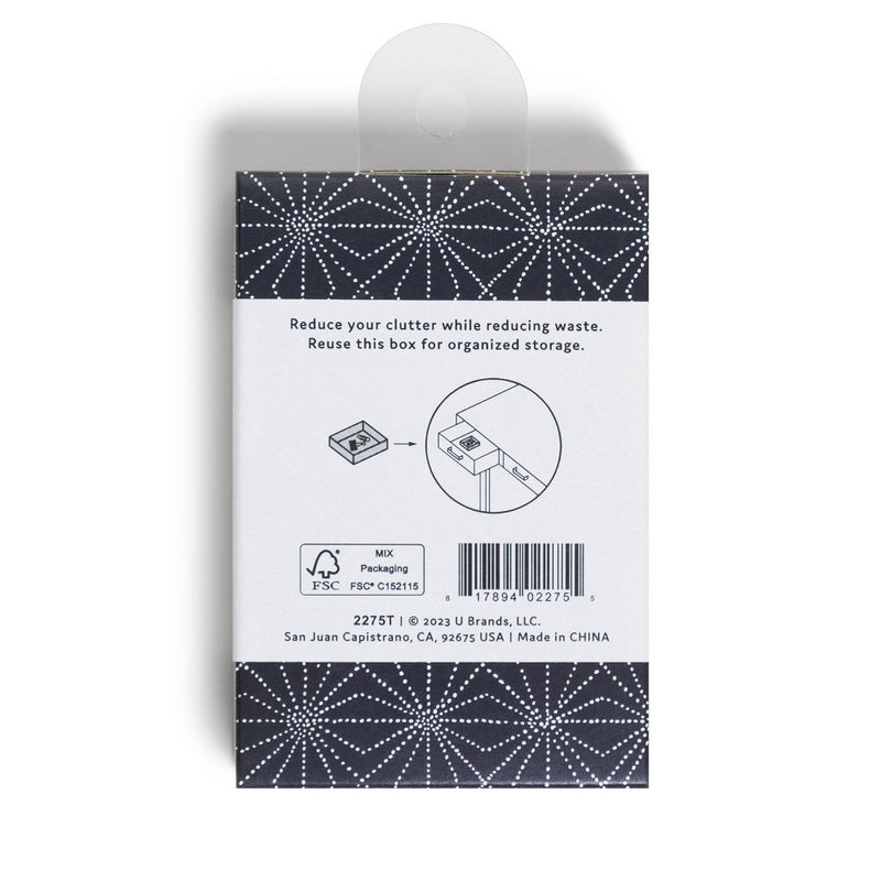 U Brands 100ct Push Pins - Clear