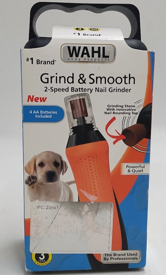 Wahl Grind & Smooth Battery Dog & Cat Nail Grinder
