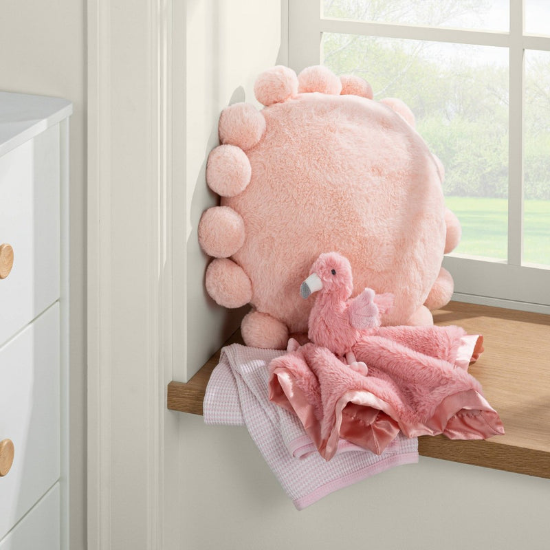 Small Security Blanket - Cloud Island Flamingo