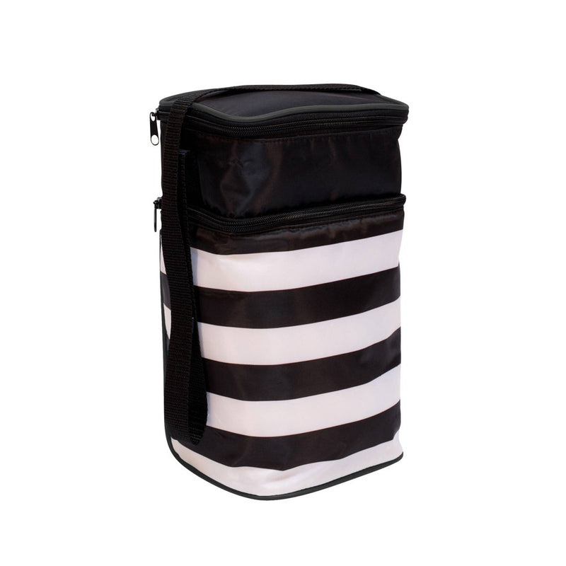 J.L. Childress Six Bottle Cooler - Black Stripe - 30qt
