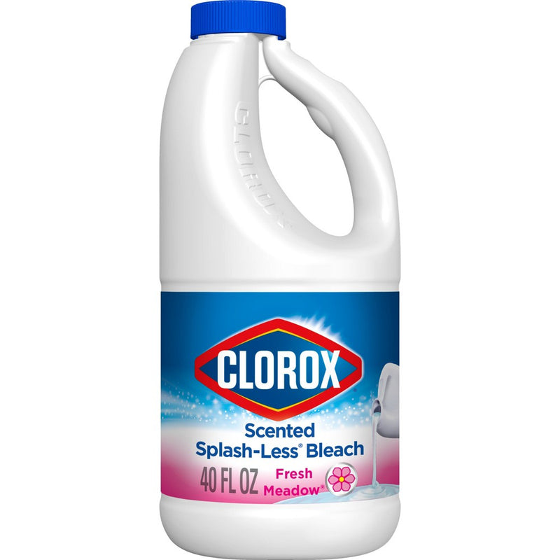 Clorox Splash-Less Liquid Bleach - Fresh Meadow - 40 fl oz
