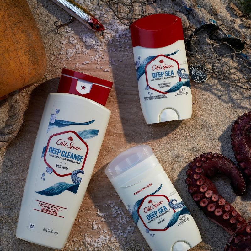 Old Spice Fresh Collection Deodorant Deep Sea Ocean Elements - 3oz