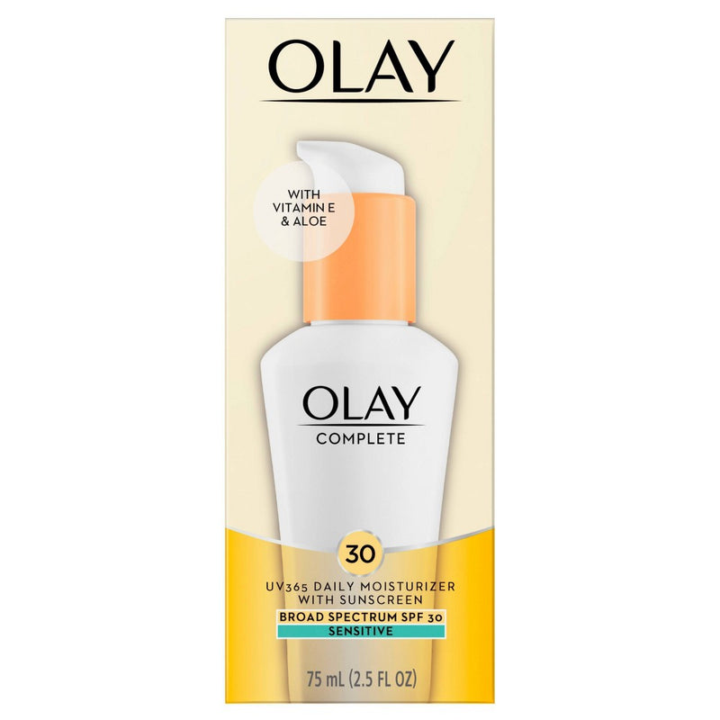 Olay Complete Lotion Moisturizer - Sensitive Skin - SPF 30 - 2.5 fl oz (EXP 09/2025)