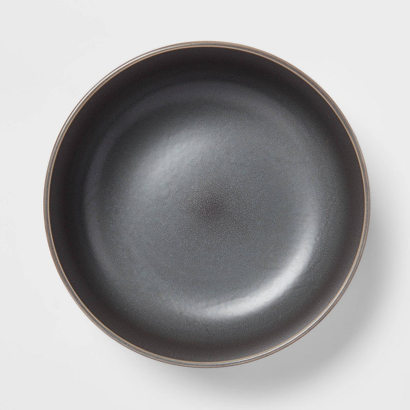 101oz Stoneware Tilley Serving Bowl Bronze - Threshold (LOCAL PICKUP ONLY)
