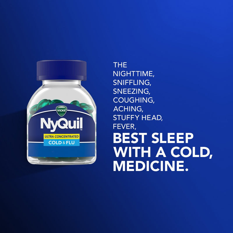 Vicks DayQuil & NyQuil Ultra Concentrated Cold & Flu Medicine Liquicaps - 96ct