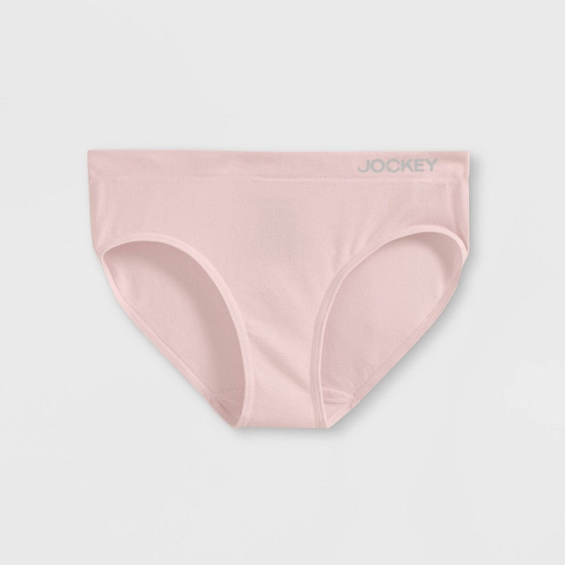 Jockey Generation Girls' 3pk Seamfree Bikini - White/Navy Blue/Pink XL