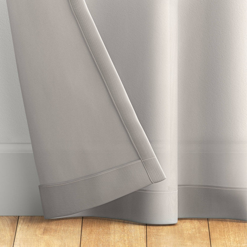 1pc 60"x84" Sheer Voile Window Curtain Panel Gray - Room Essentials