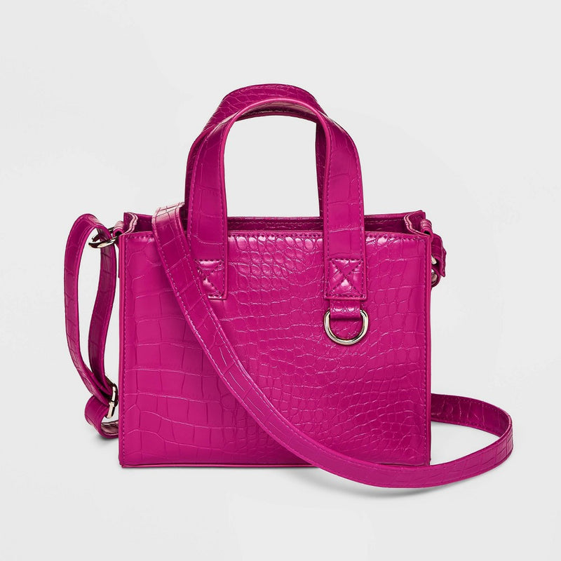 Value Tote Crossbody Bag - Wild Fable Purple