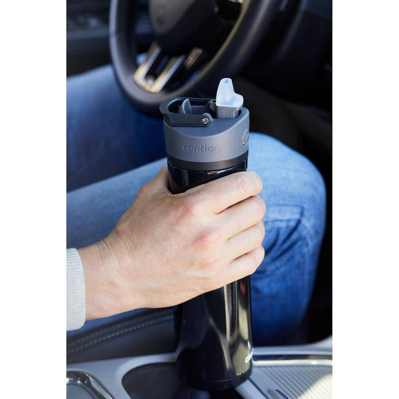 Contigo 24oz Ashland Chill Stainless Steel Water Bottle Licorice